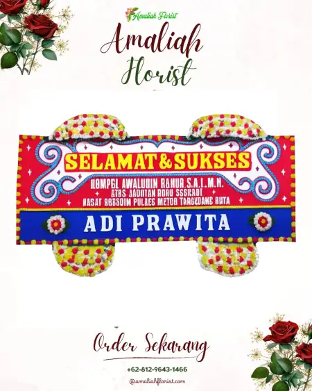 Papan Bunga Ucapan Selamat Indraloka Ii